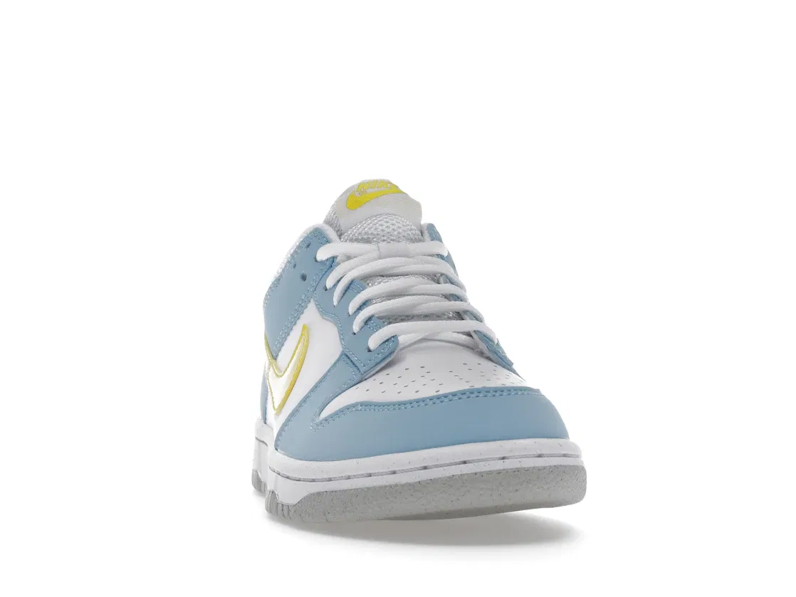 Детские кроссовки Nike Dunk Low Next Nature Homer Simpson (GS) Nike, Blue Chill/Yellow/Strike-White — фото 2