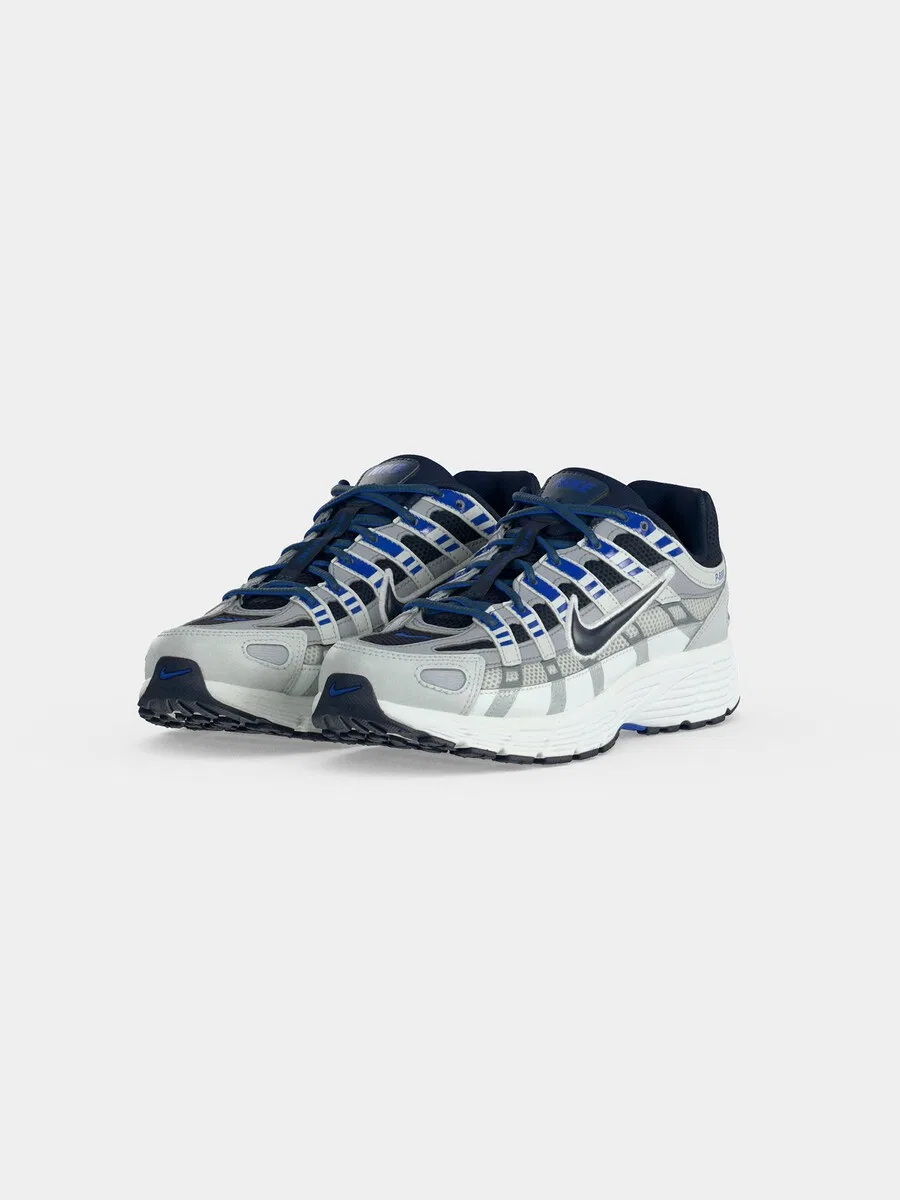 Кроссовки Nike Sportswear 'P-6000' серого и бежевого цвета — фото 2