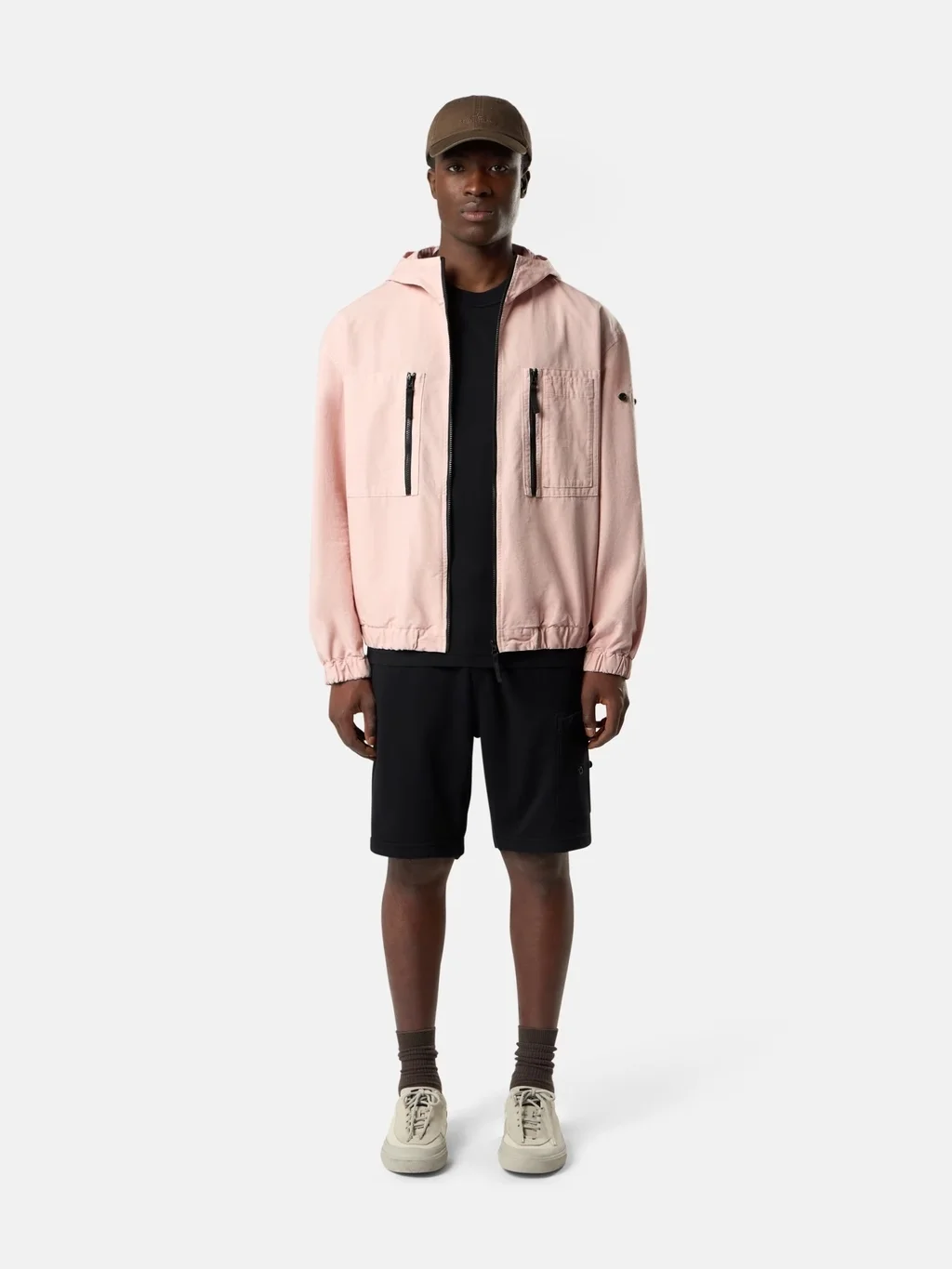 Мужская футболка Stone Island Slim-fit With Compass Patch, черный — фото 2
