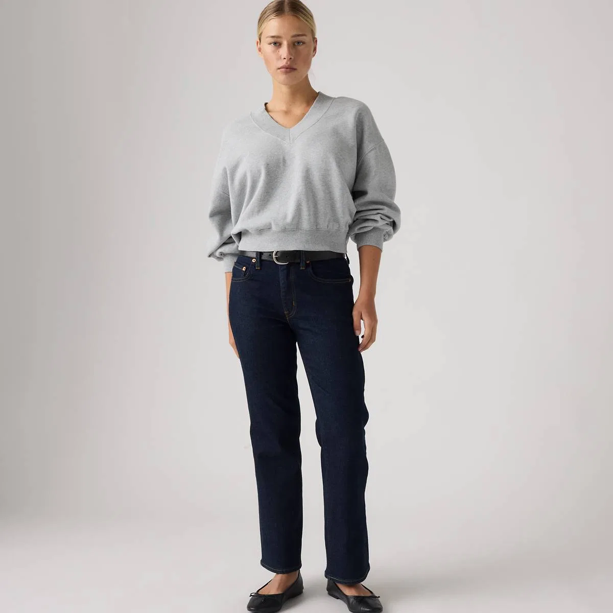 женские джинсы 725 kick boot Levi's, The Real Thing - Dark Wash