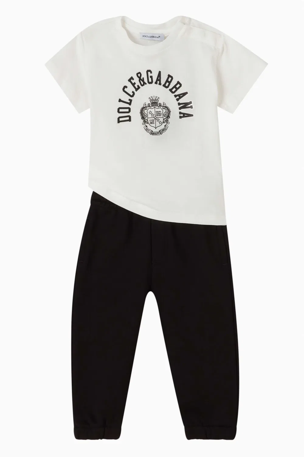 Штаны спортивные хлопковые Logo Patch Dolce & Gabbana — фото 2