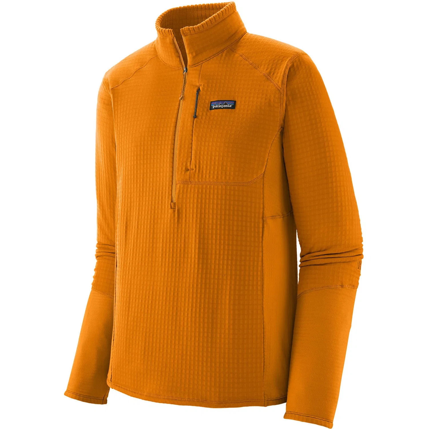 Пуловер с половинной молнией R1 Patagonia, Autumn Orange
