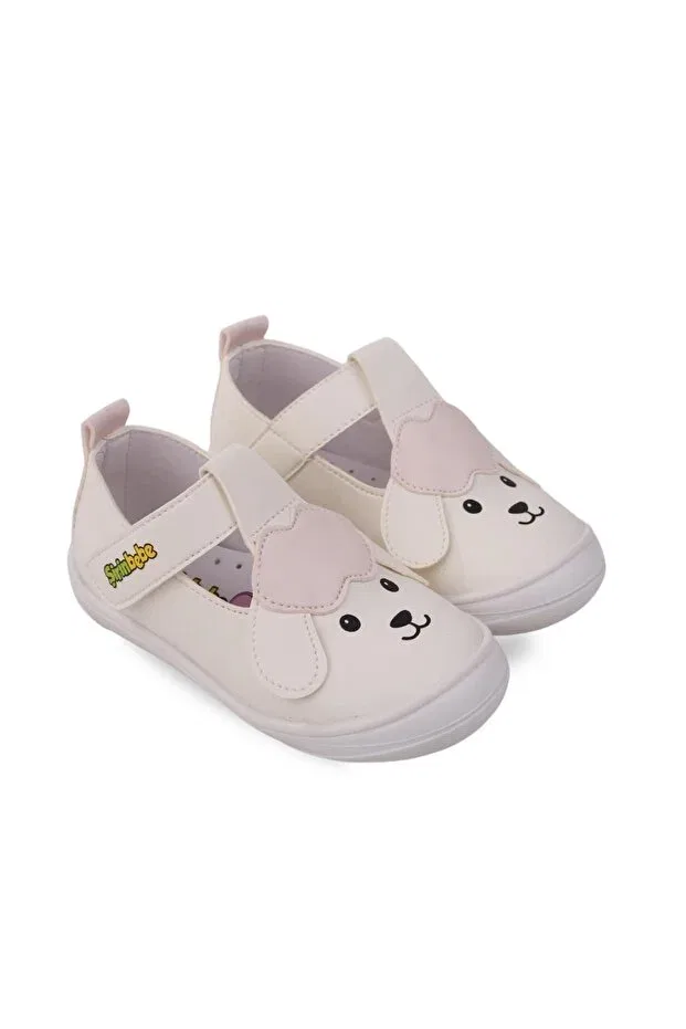 Детские ортопедические туфли с принтом Shoe Basket şrbb 4798 Papuçsepeti, White — фото 2