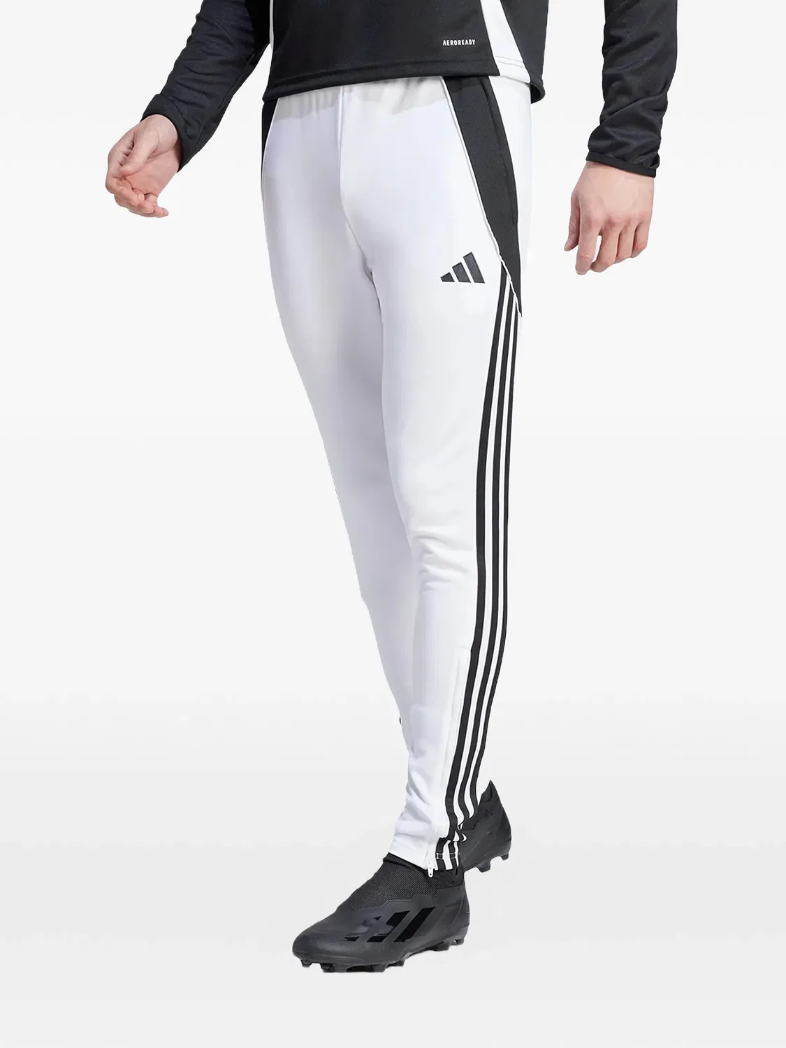 Спортивные брюки Tiro 24 с логотипом Adidas, белый — фото 2