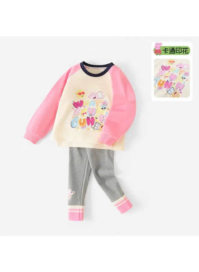Комплект детский с капюшоном Peppa Pig, розовый — фото 2