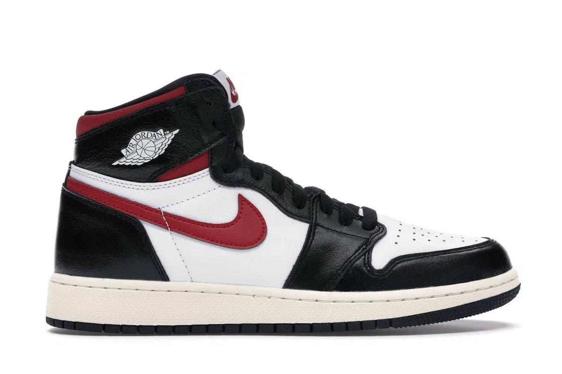 Детские кроссовки Lifestyle с высоким верхом Jordan 1 Retro High Jordan, Black/Gym Red-White-Sail