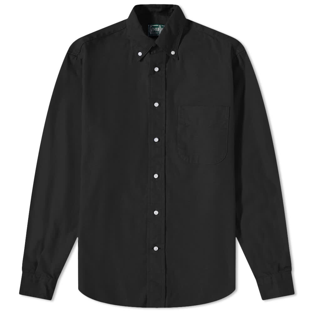 

Рубашка Gitman Vintage Button Down Overdyed Oxford Shirt - END. Excl