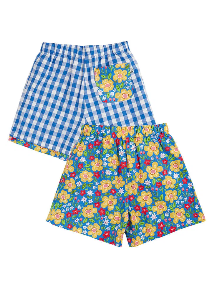 Шорты с принтом Raina Frugi, синий — фото 3