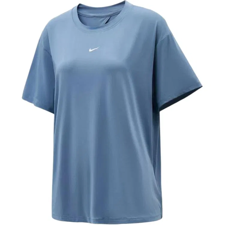 Футболка с круглым вырезом, прямой крой, Nike, Navy Blue