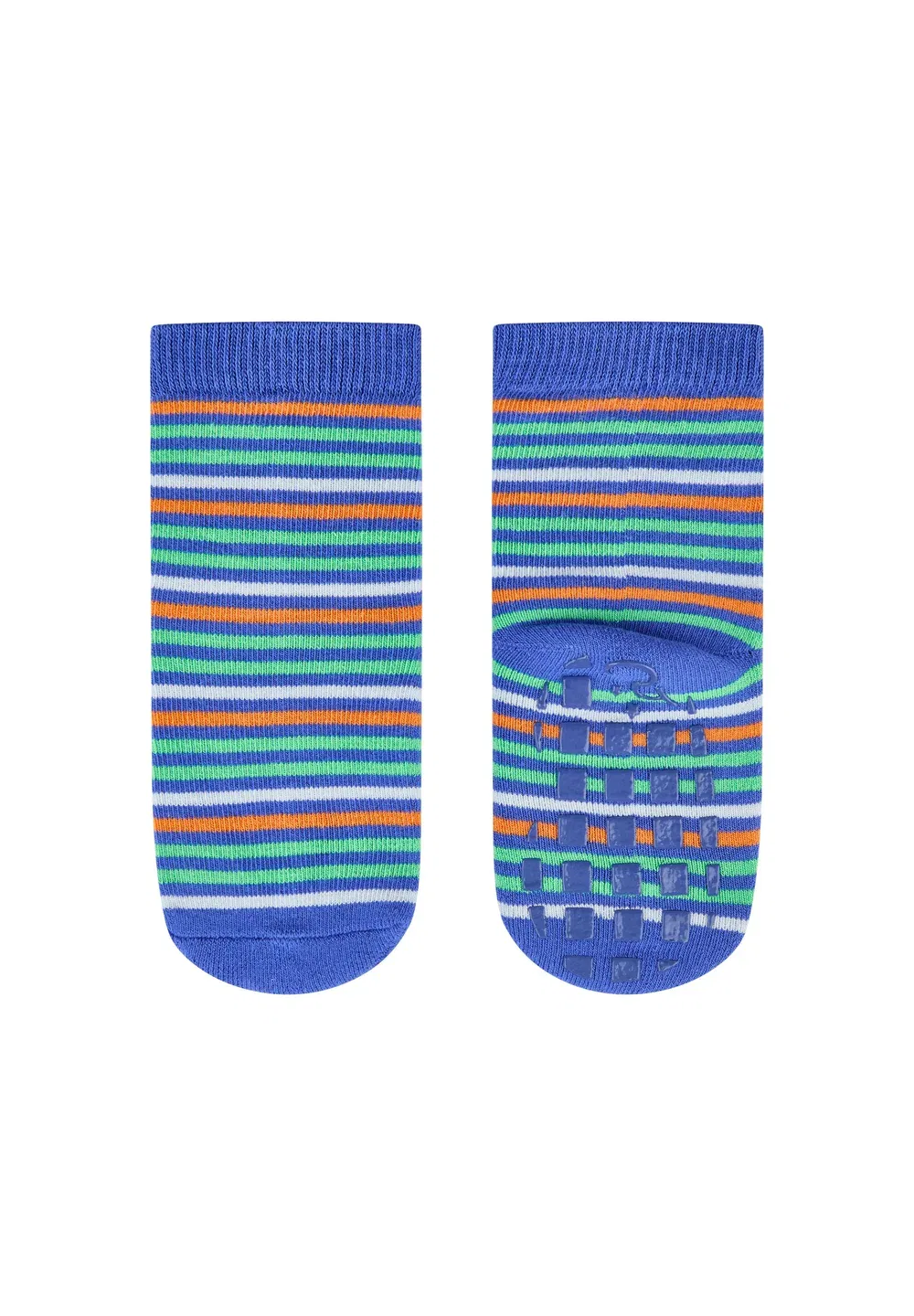 Набор из 2 комплектов Abs Socken Fuchs und Ringel mit Innenfrottee im Sohlenbereich - носки Sterntaler, Kobaltblau — фото 3