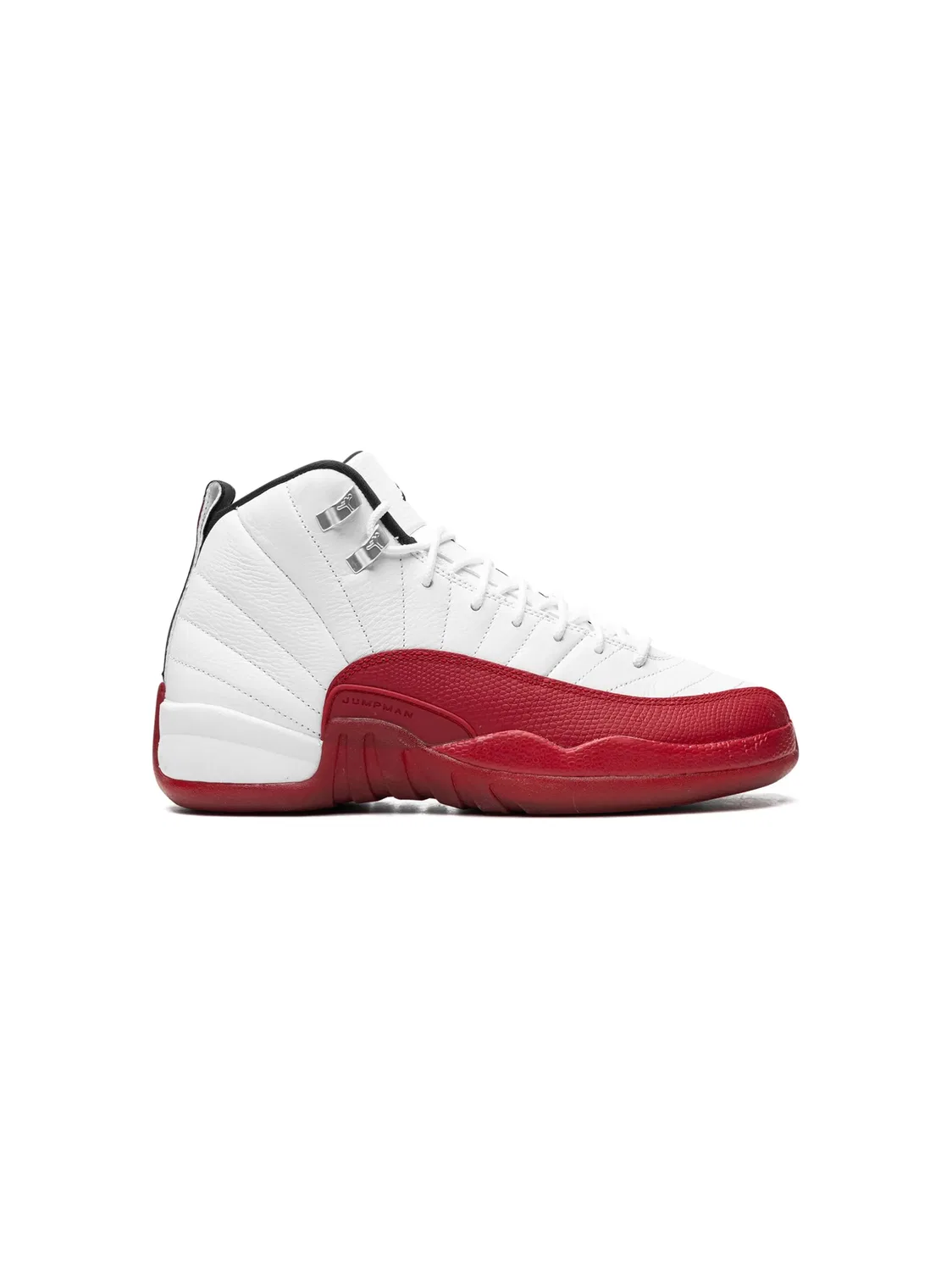 Кроссовки Air Jordan 12 "Cherry", белый — фото 4