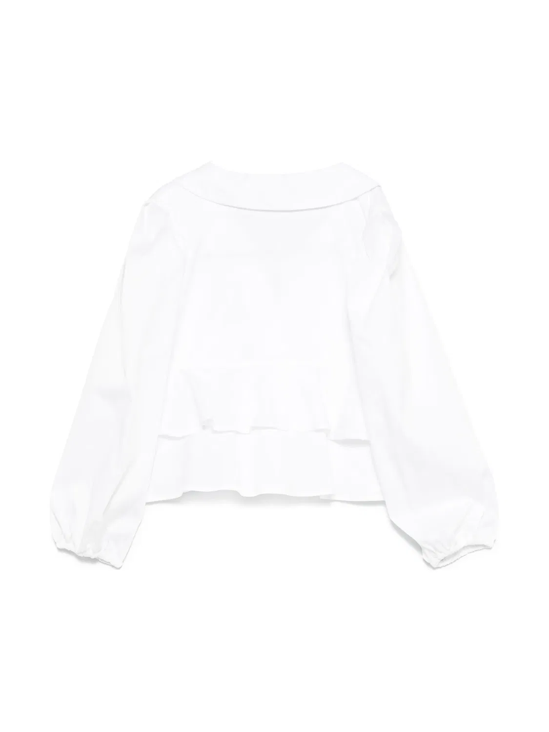 MSGM Блузка из поплина белая — фото 2