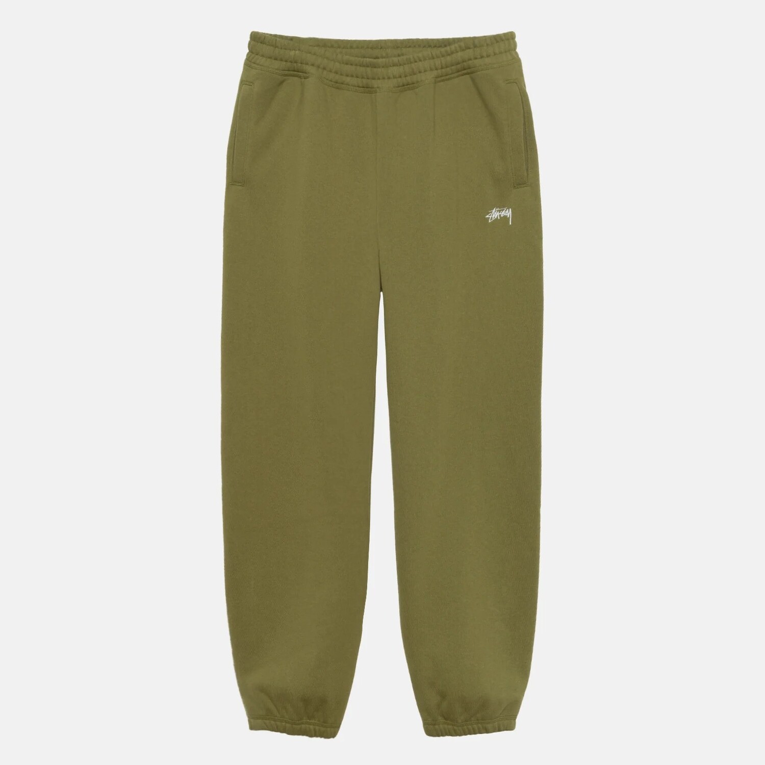 

Брюки спортивные Stussy Stock Logo, оливковый