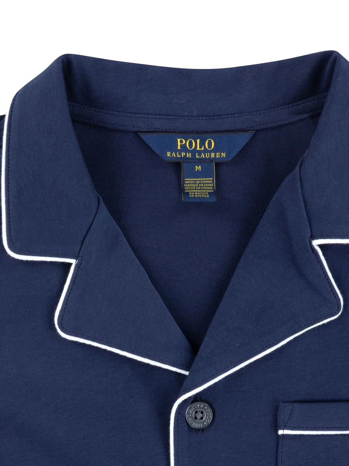 Пижамный комплект, джерси Polo Ralph Lauren, синий — фото 4