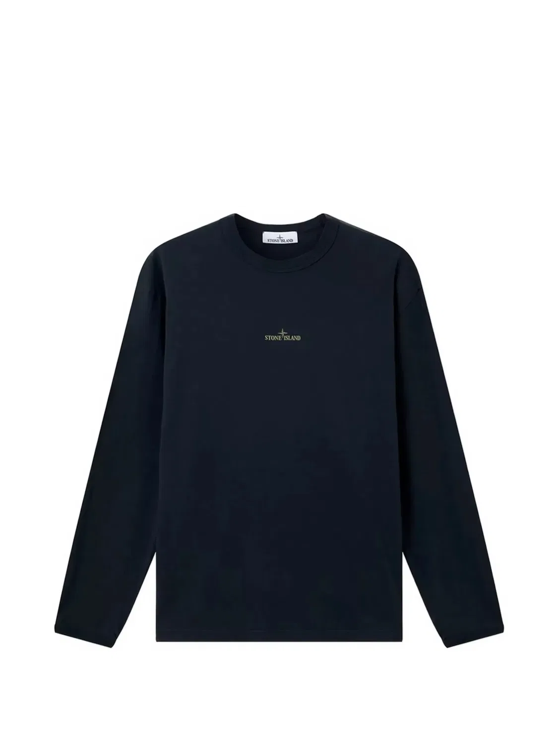 Stone Island Футболка с длинным рукавом с логотипом, синий