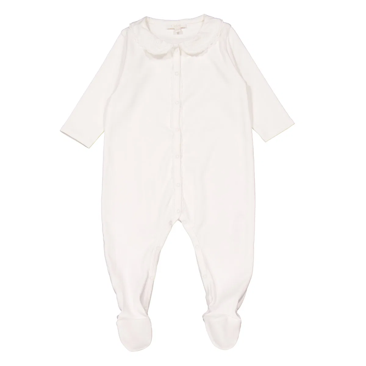 Комплект боди-комбинезон и пустышка Chloé, Offwhite — фото 2