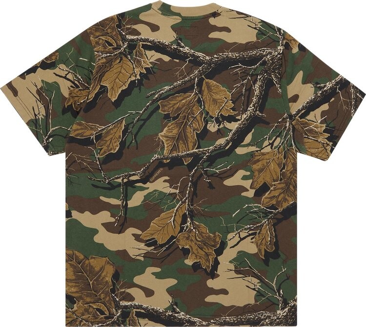 Футболка Supreme Small Box Tee 'Branch Woodland Camo', разноцветный — фото 3