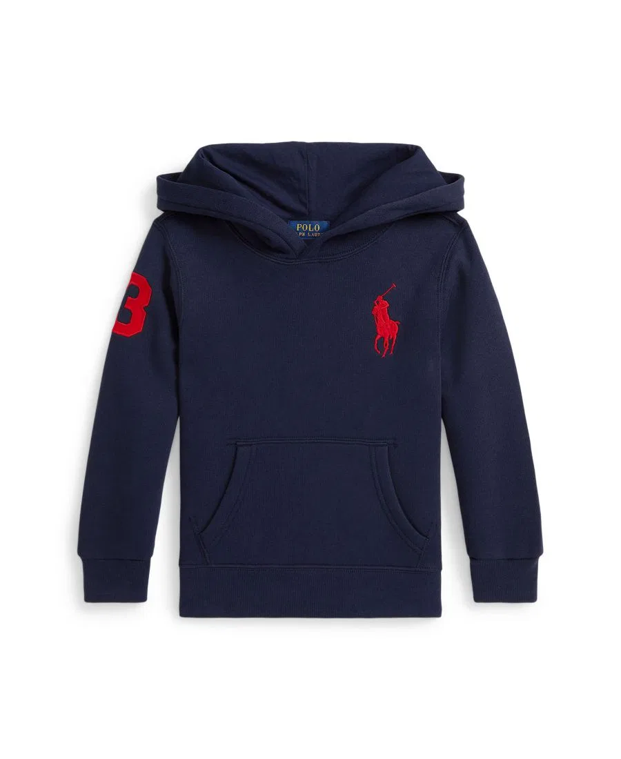 Худи с фирменной вышивкой Big Pony Polo Ralph Lauren, Navy — фото 4