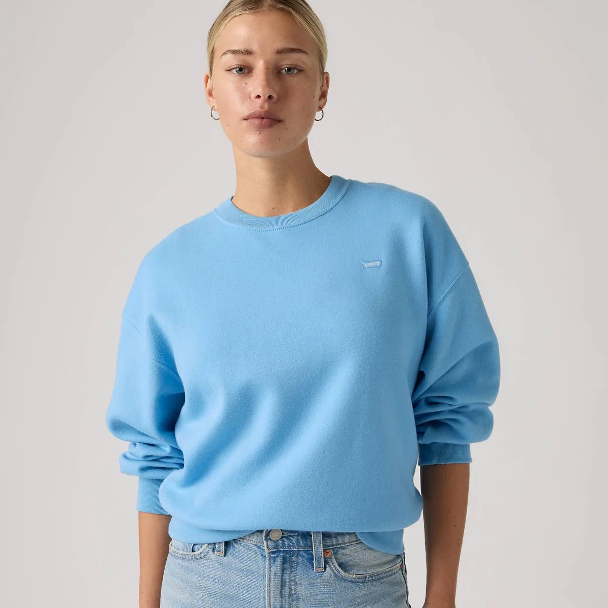 Повседневная толстовка с круглым вырезом Levi's, Alaskan Blue - Blue
