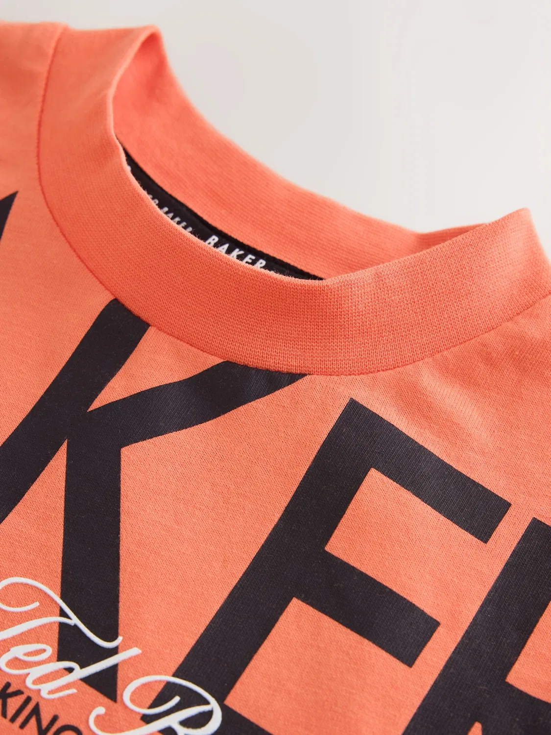 Футболка Oversized Graphic Baker by Ted Baker, Оранжевый — фото 4