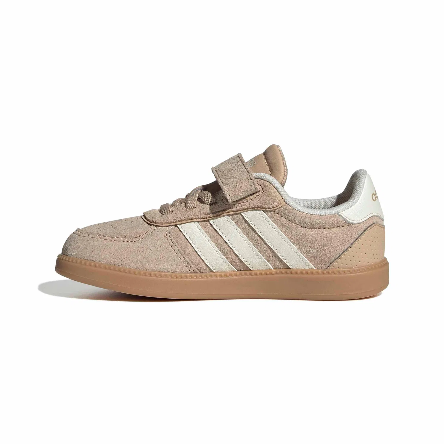 Детские кроссовки из замши Breaknet Sleek Adidas, Beige — фото 3
