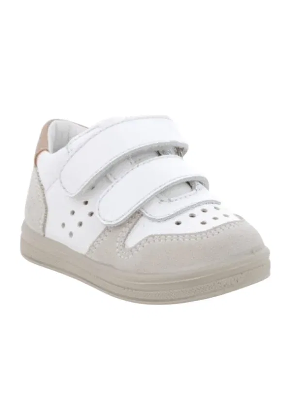 Кроссовки с текстильным верхом Primigi off-white, белый — фото 4