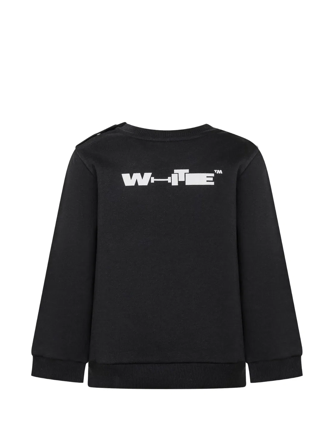 Футболка с круглым вырезом, черная OFF-WHITE, черный — фото 2