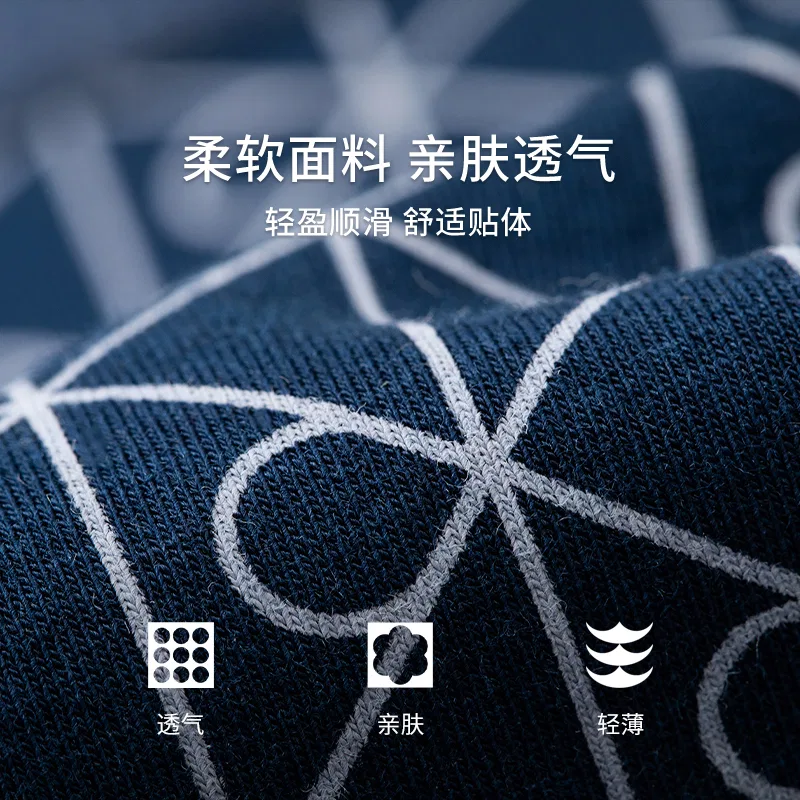 Женские трусы хлопковые Calvin Klein, Navy Blue Island — фото 3