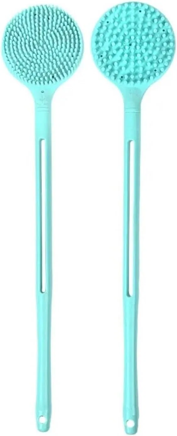 Щетка для спины из силикона, 2 шт, ZYAYNG, One Colour