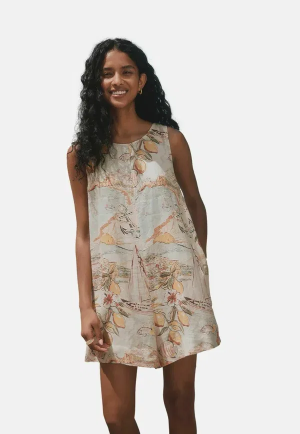Комбинезон принт Print Jumpsuit Next Coastal Scenic Print
