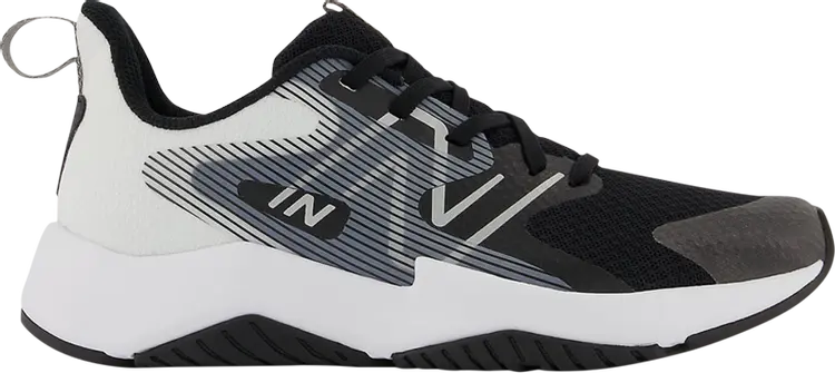 

Кроссовки New Balance Rave Run v2 Big Kid Wide 'Black White', черный