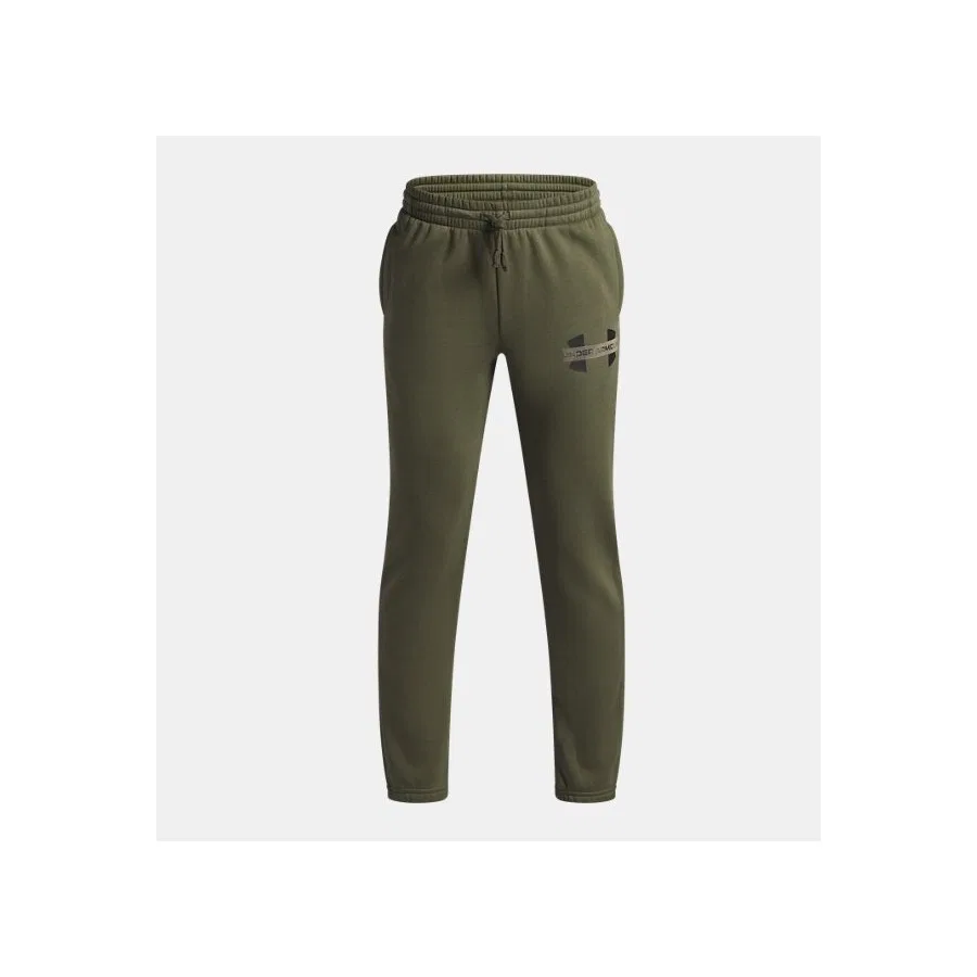 Спортивные штаны с принтом UA Rival Fleece Colorblock Graphic Under Armour, Синий