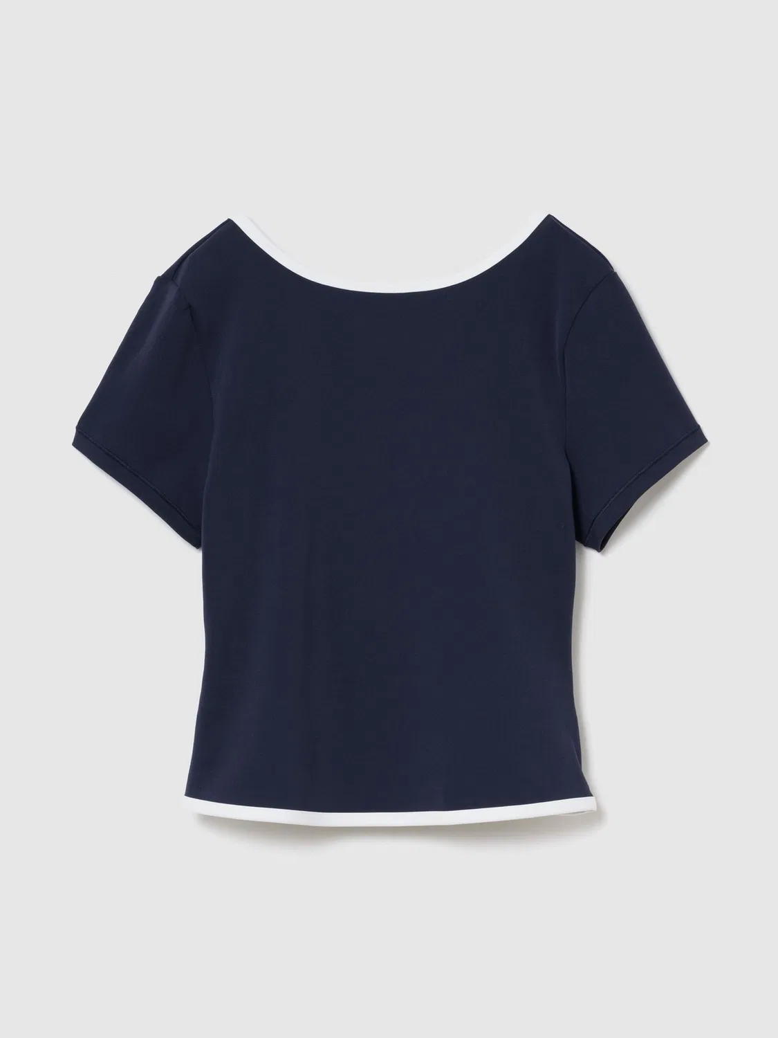 Топ, реверсивный, Smooth Reversible Wrap Crop Gap, черный — фото 4