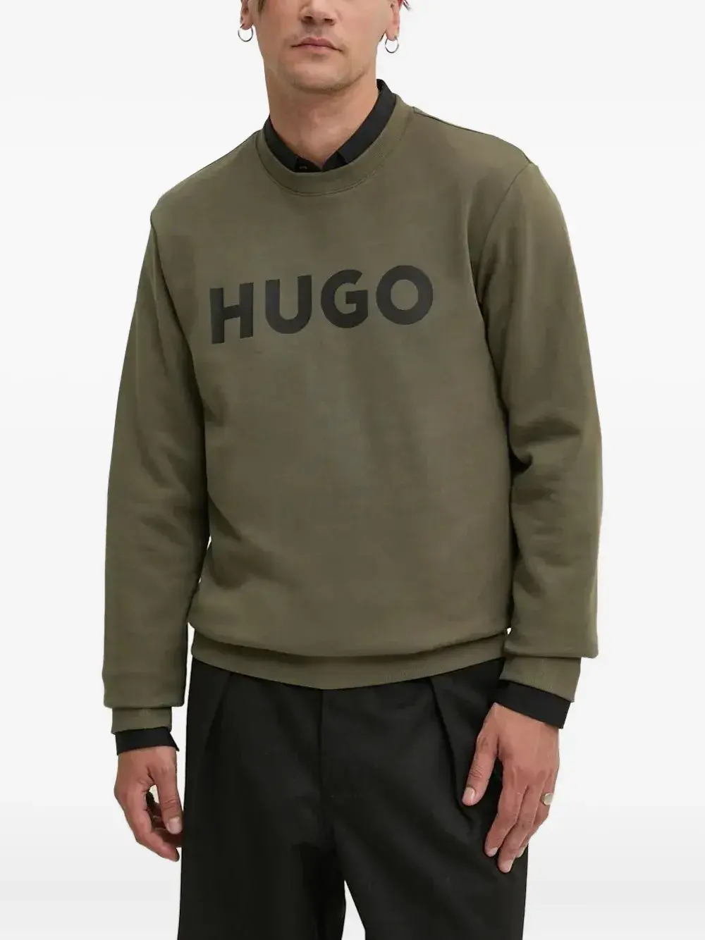 

Толстовка с логотипом HUGO, зеленый