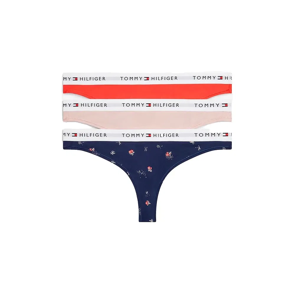 Трусы-стринги Tommy Hilfiger, мультиколор