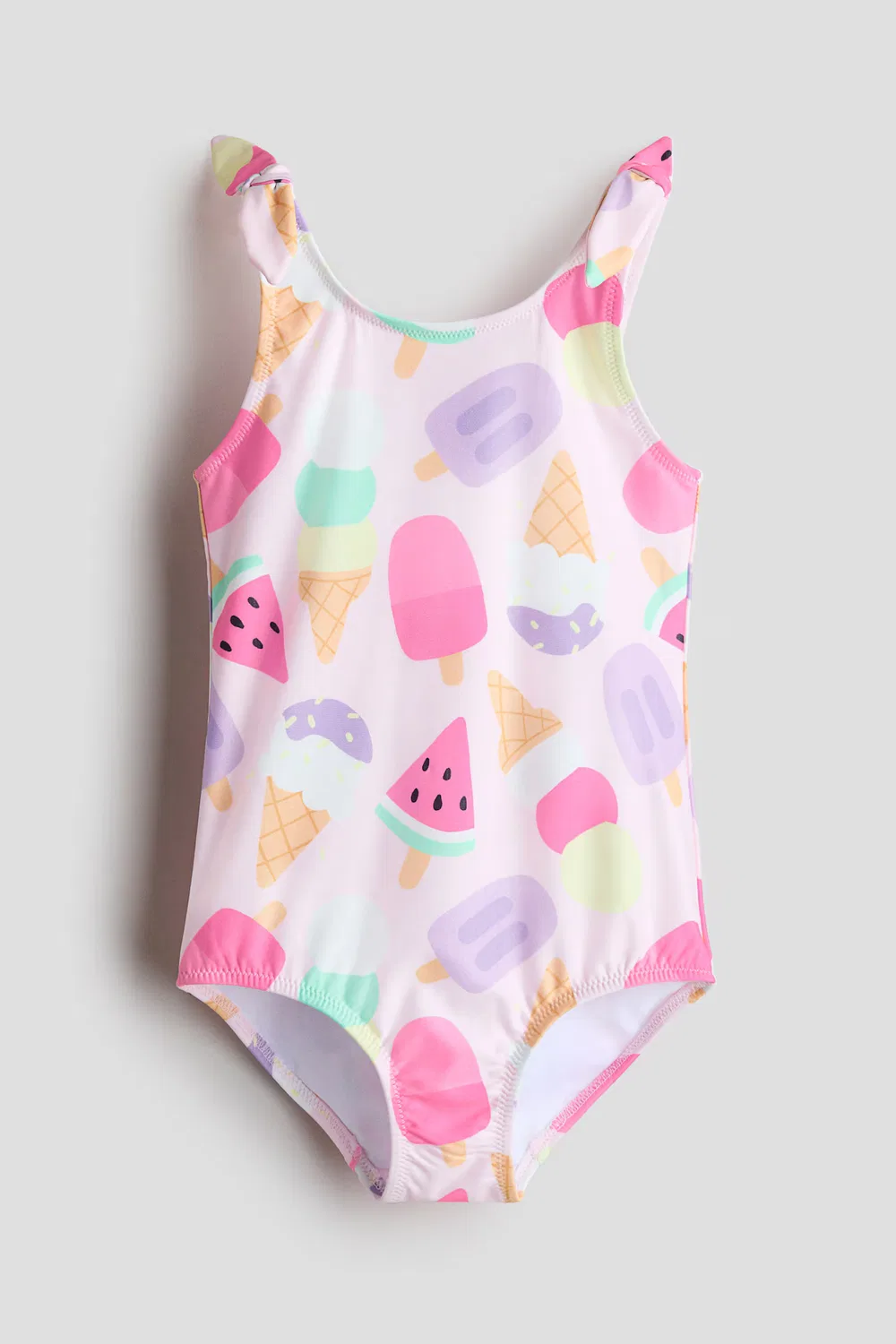 Купальник с принтом H&M, Hellrosa/Eiscreme