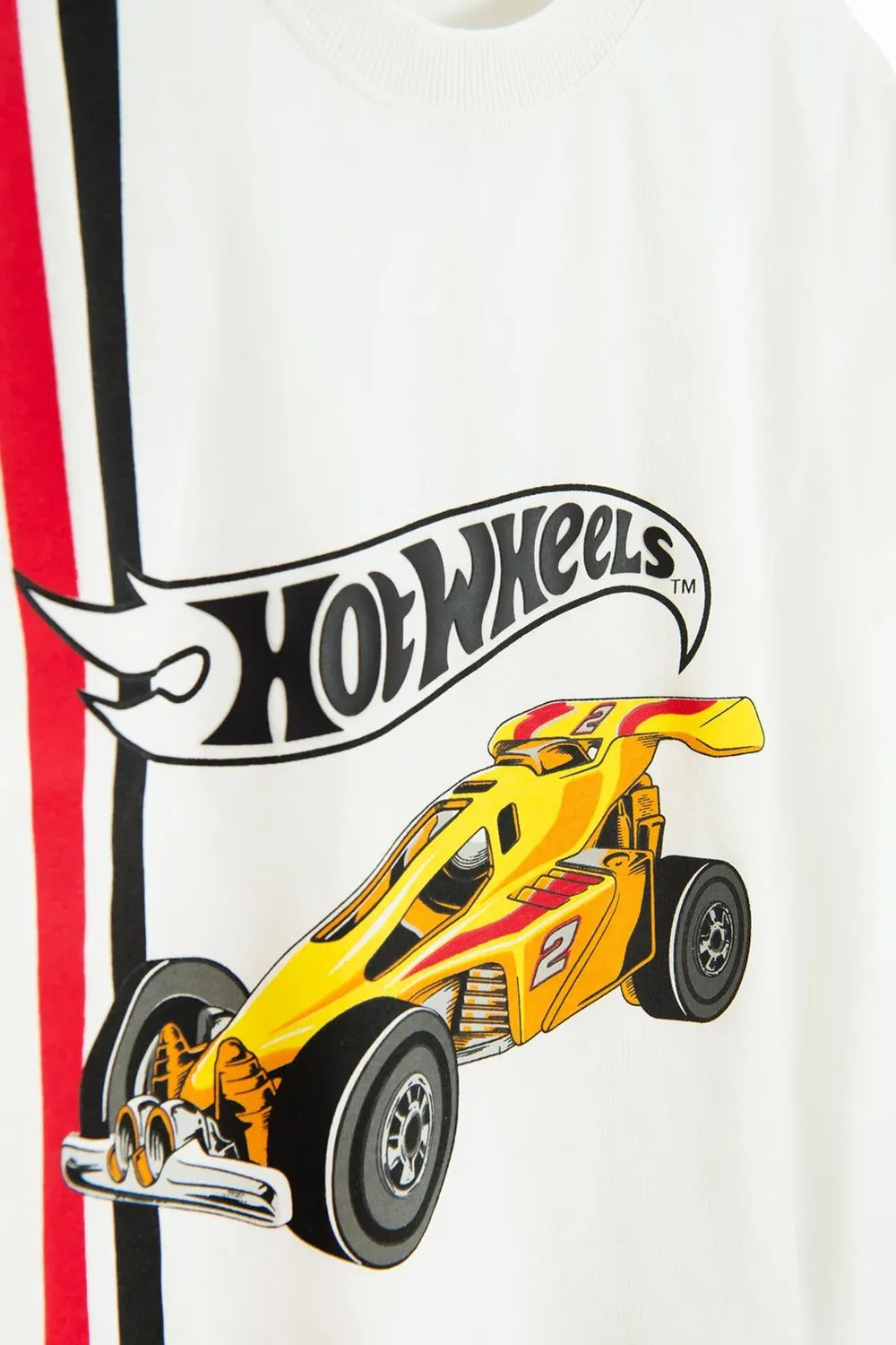 Детская футболка с коротким рукавом Hot Wheels Cool Club, Белый — фото 2