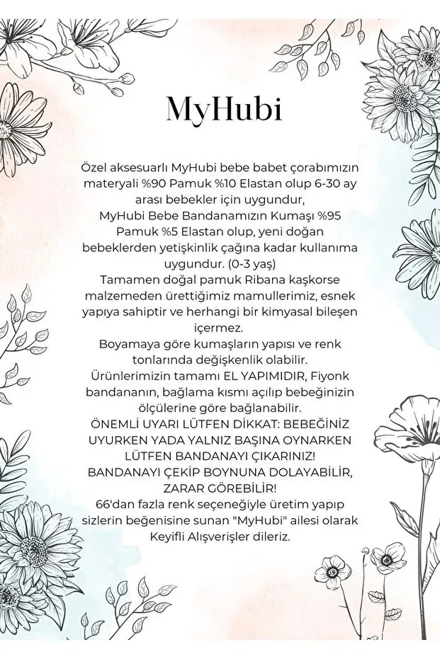 Детские носки для девочек с рисунком 6-парный комплект Myhubi, Asorti5 — фото 2