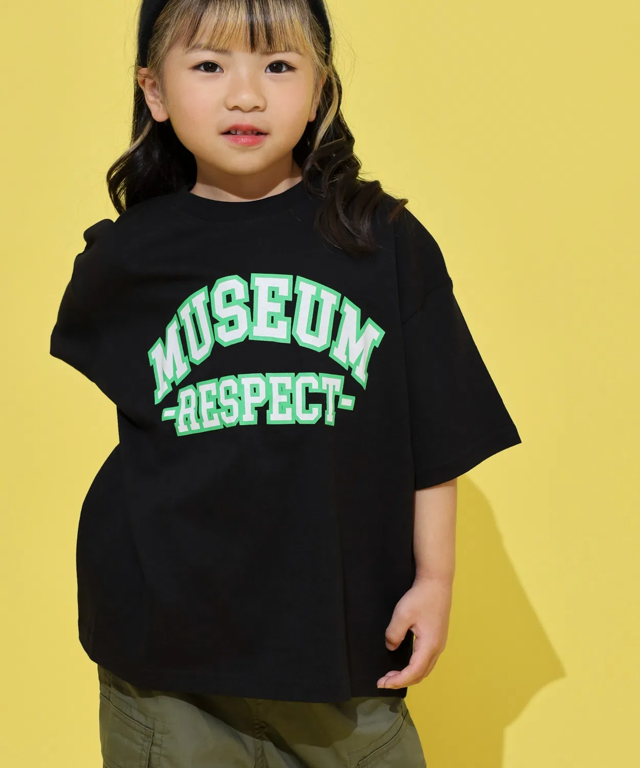 Детская футболка оверсайз с принтом USA Cotton Big T-Shirt Kids FUNALIVE, Brown — фото 3