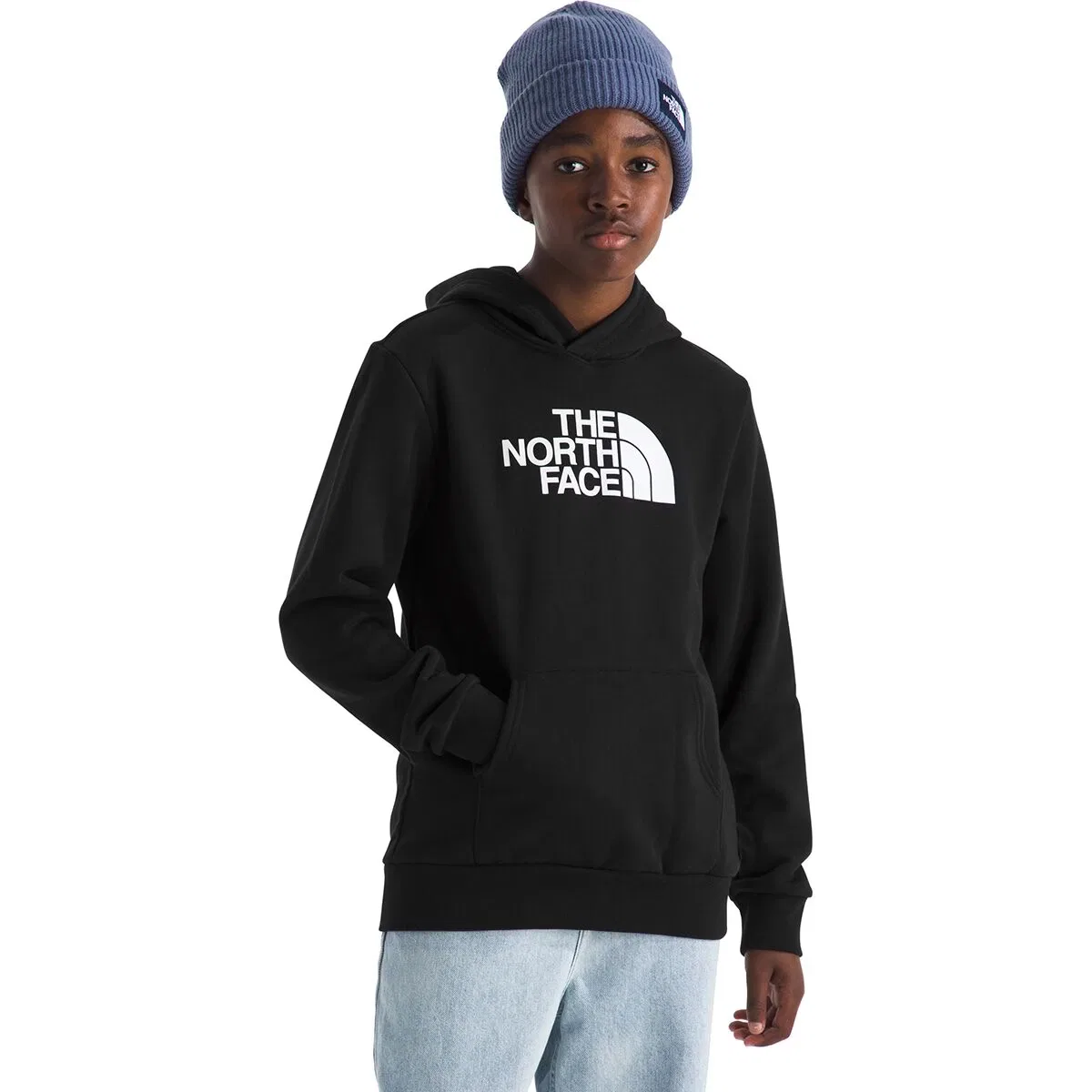 Детское худи с принтом Evolution Half Dome Pullover Hoodie The North Face, Tnf Black — фото 3