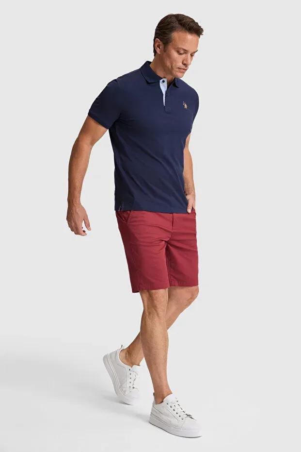 Мужские шорты хлопковые U.S. Polo Assn., Cherry — фото 3