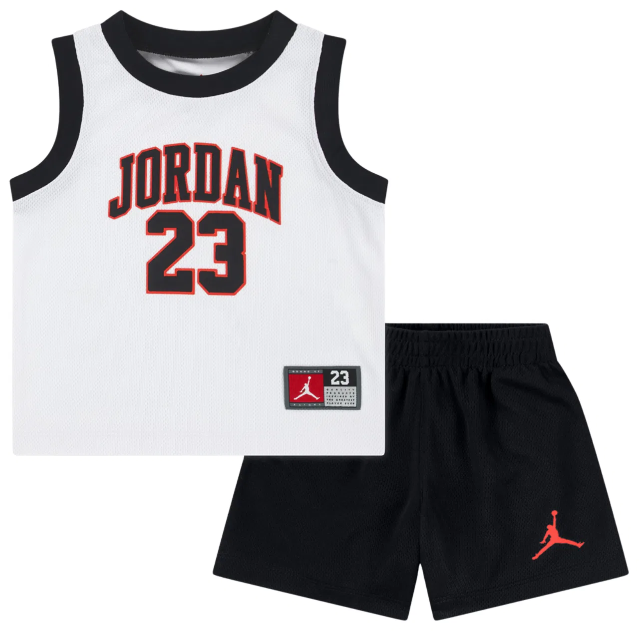 Детский набор Джерси Jordan 23, цвет Black/Infrared
