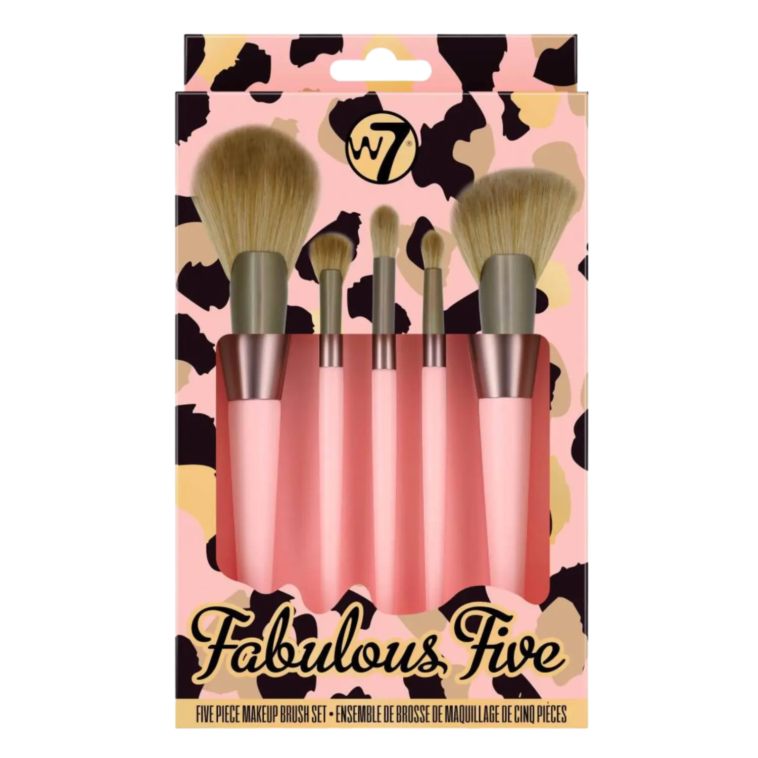 

W7 Fabulous Five набор кистей для макияжа, 5 шт/1 упаковка