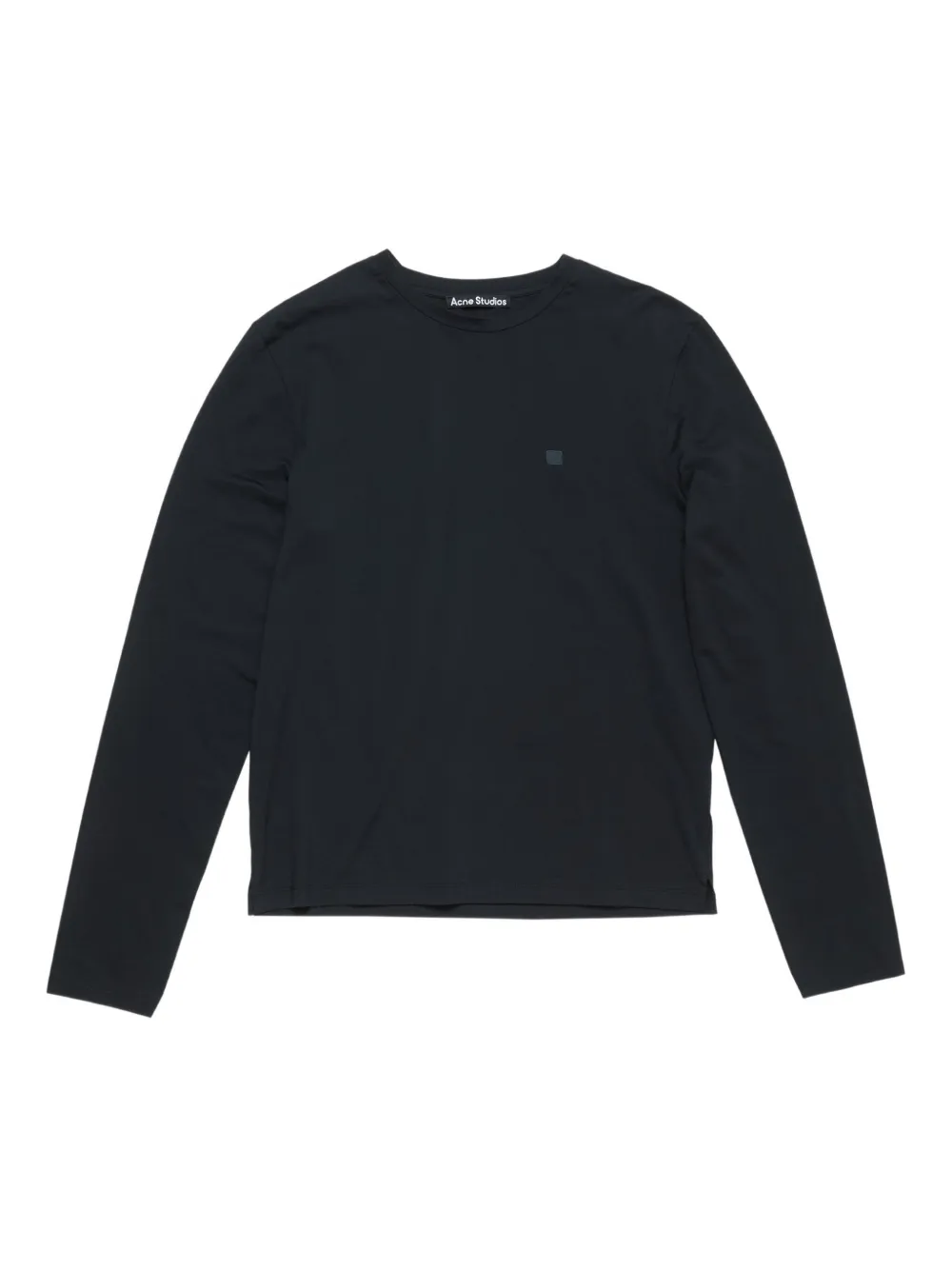 

Футболка с длинным рукавом и нашивкой-логотипом Acne Studios, черный