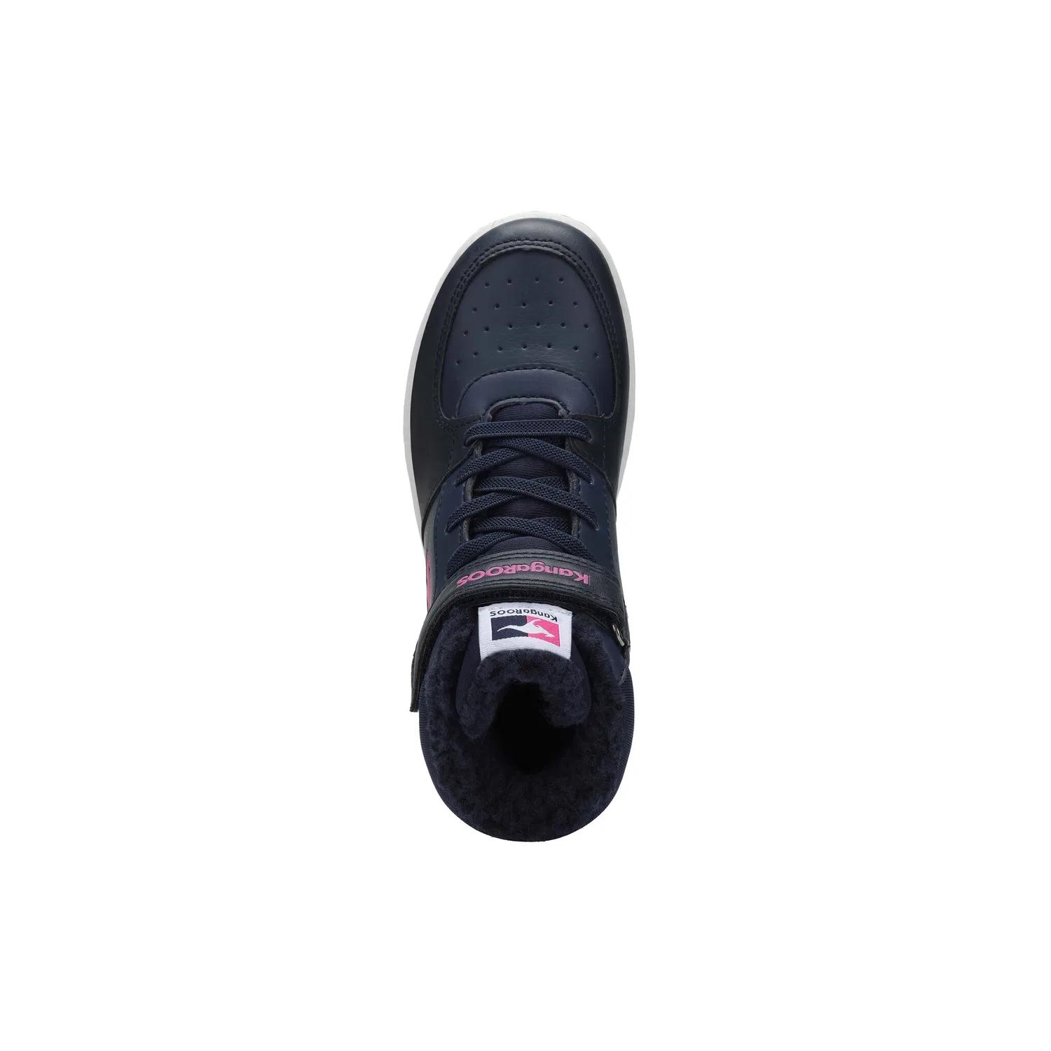 Детские кроссовки с водозащитой KangaROOS K-CP Bound Mid EV, Dark Navy/Daisy Pink — фото 4