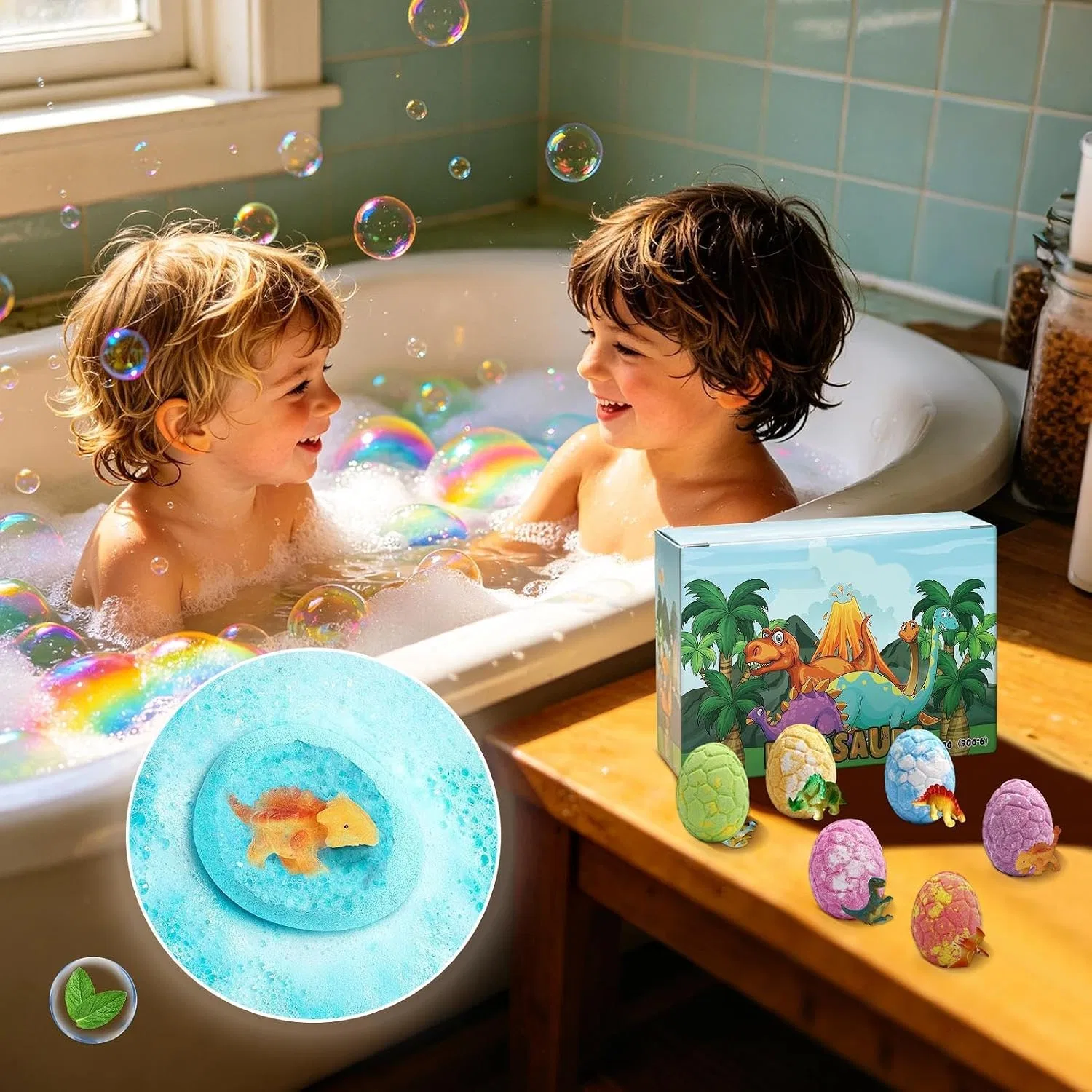 Generisch Бомбочки для ванны Dinosaur Egg Surprise — фото 3