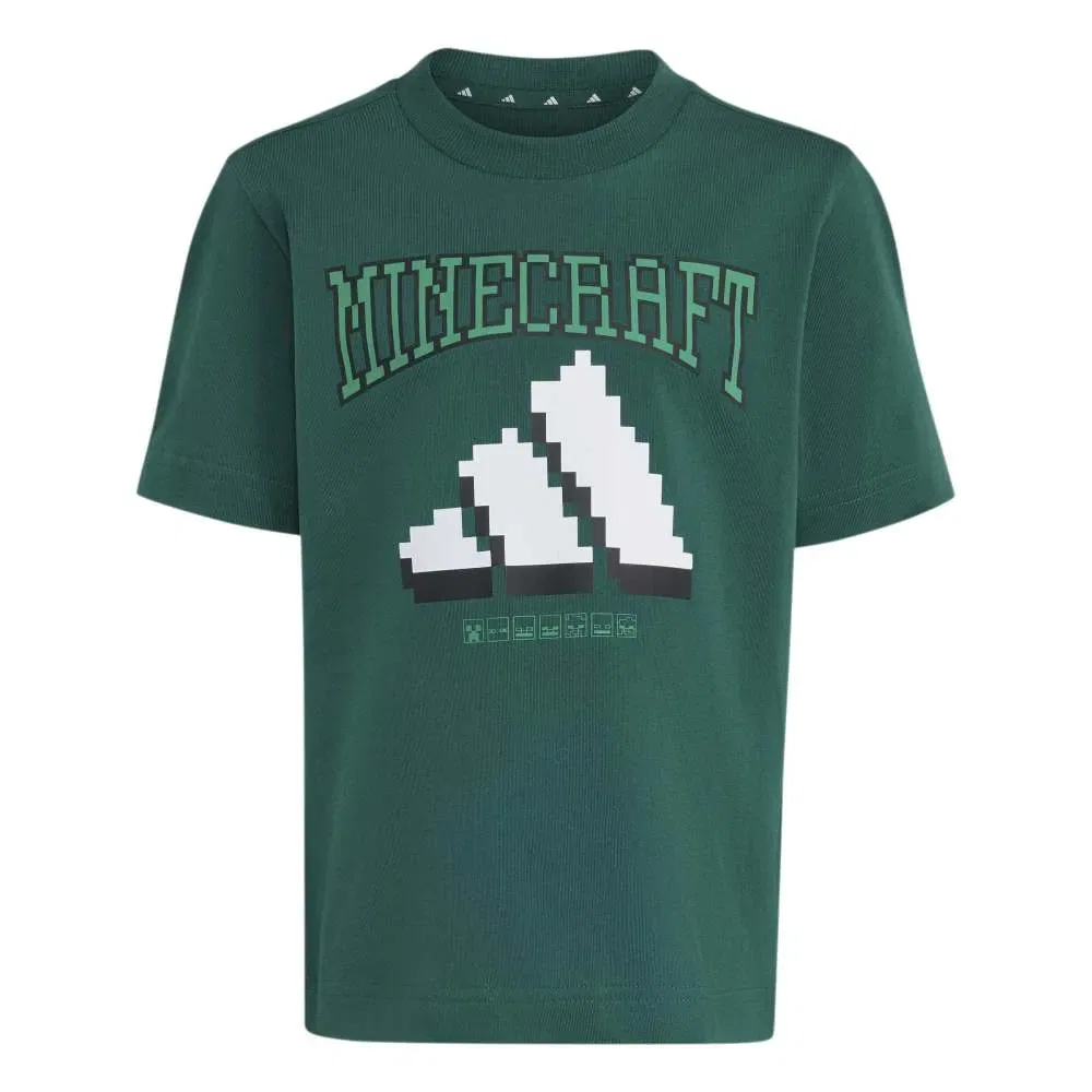 Комплект футболка и носки Adidas Minecraft Adidas, зеленый — фото 3