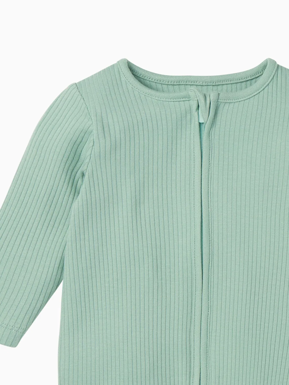 Комбинезон для сна Ribbed Clever Zip Mori, мята — фото 3