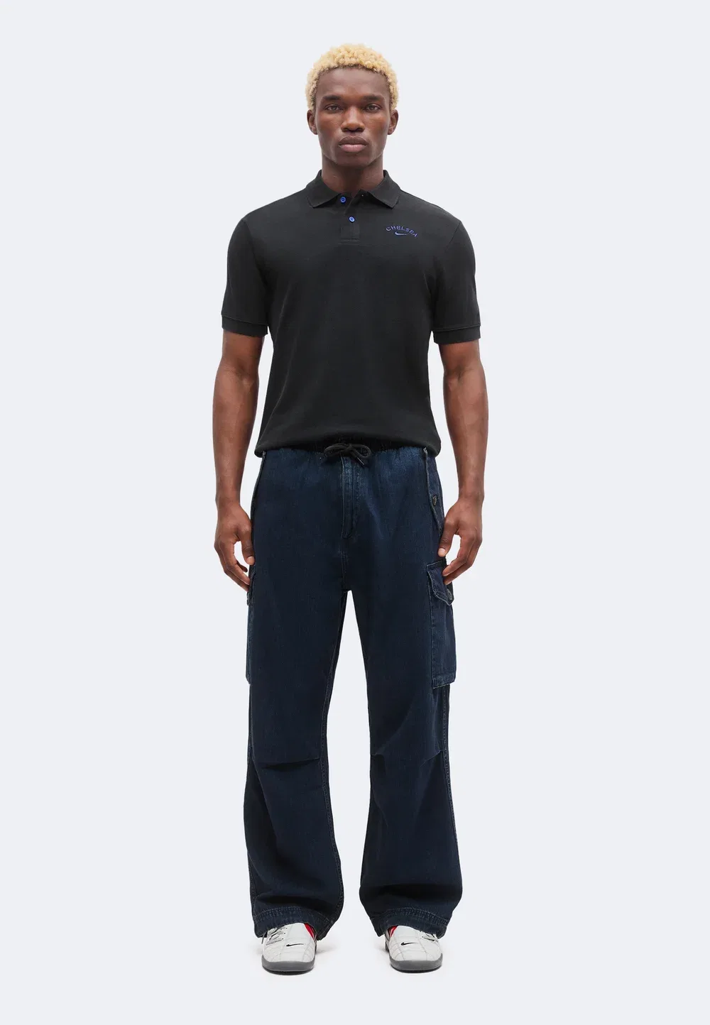 Состав команды CFC - клубная одежда Nike Performance, Black/Bright Blue — фото 2