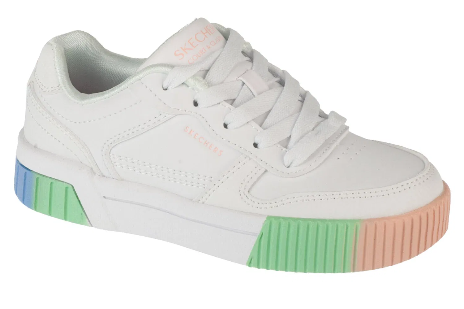 Детские кроссовки с леопардовым принтом Jade Skechers, Weiß